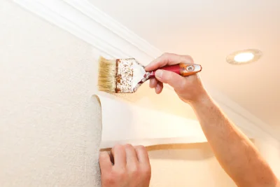 Pose de papier peint à Prizy — revêtements muraux et toiles de verre